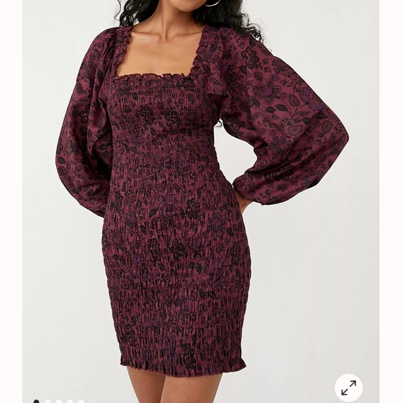 Free People Smock It To Me mini dress - Picture 4 of 16